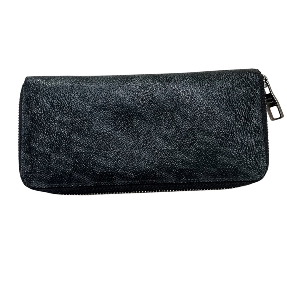 Louis Vuitton Damier Graphite Vertical Zippy Round Long Wallet